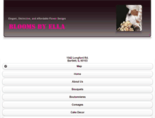 Tablet Screenshot of bloomsbyella.com